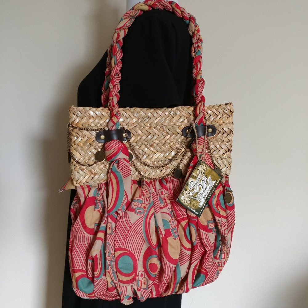 Sun 'n' Sand Straw Bag